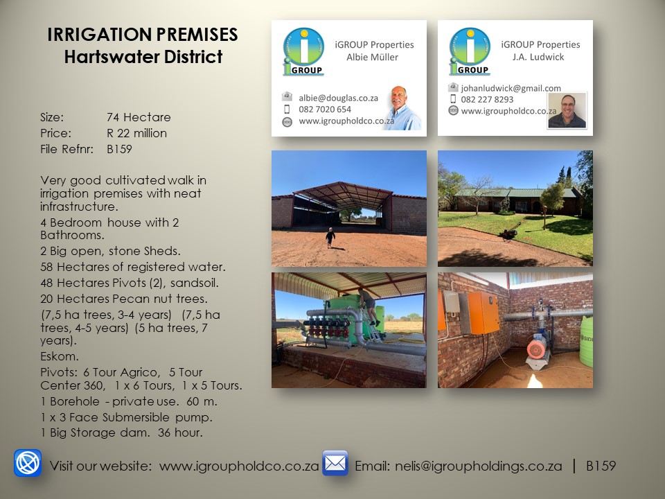 B159 – IRRIGATION PREMISES