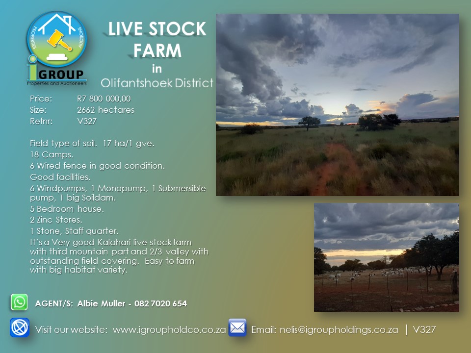 V327 – LIVE STOCK FARM