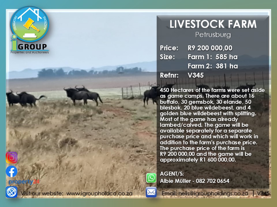 V345 – LIVESTOCK FARM